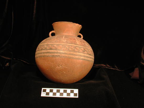 Hearst Museum object titled Jar, accession number 4-3786b, described as Painted jar.