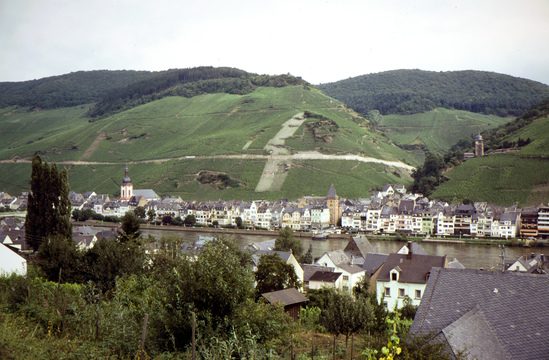 Hearst Museum object titled Color slide, accession number 25-21702, described as 35mm color transparency slide: Town.