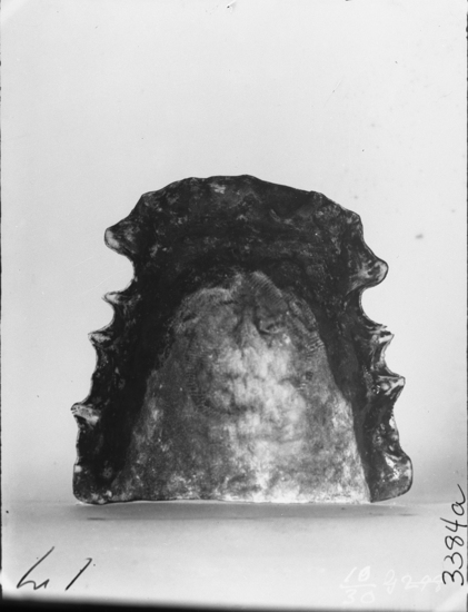 Hearst Museum object titled Black-and-white negative, accession number 15-3384, described as Palatogram do in doxolliñ (?)s, “fish trap”