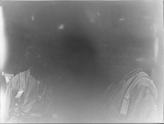 Hearst Museum object titled Black-and-white negative, accession number 15-3708, described as Lehman Campbell, full and profile