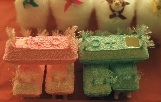 Hearst Museum object titled Color slide, accession number 25-26487, described as Sugar coffins