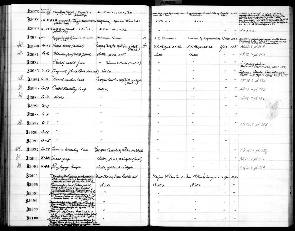 Documentation associated with Hearst Museum object titled Loom, accession number 2-33079a-p, described as Complete set of a loom.