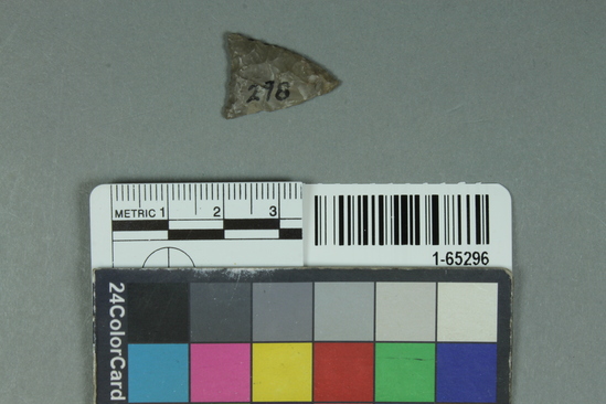 Hearst Museum object titled Point, accession number 1-65296, described as Type NBb: chert