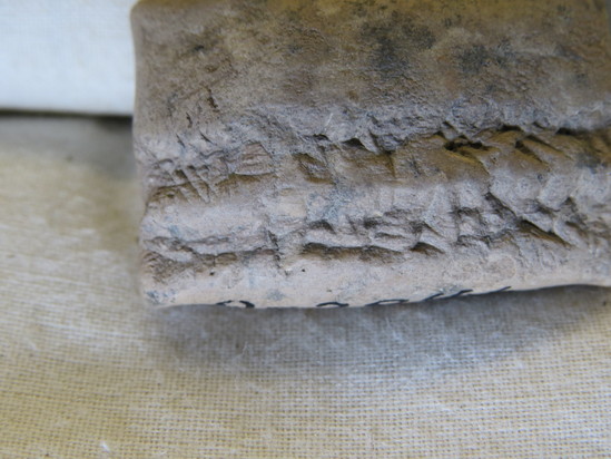 Hearst Museum object 69 of 93 titled Cuneiform tablet, accession number 9-2946, described as Mesopotamian cuneiform tablet