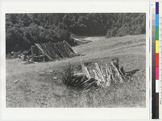 Hearst Museum object titled Black-and-white negative, accession number 15-13979, described as Katimin sacred house