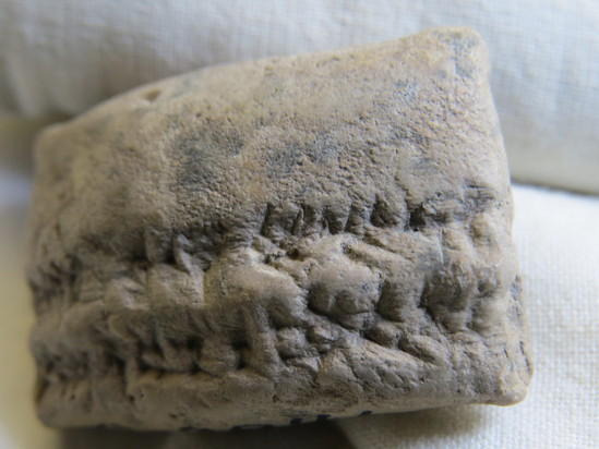 Hearst Museum object 60 of 93 titled Cuneiform tablet, accession number 9-2946, described as Mesopotamian cuneiform tablet