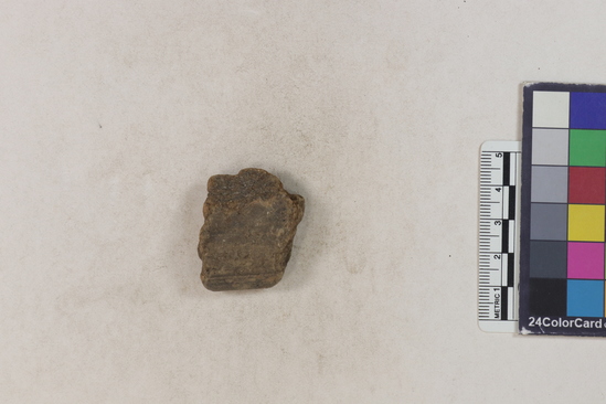 Hearst Museum object 93 of 160 titled Potsherd, accession number 16-8191, described as Potsherd: rims Section of Manta on beach currently inhabited. Numbers  8111 to 8194 are sherds picked up on beach at low tide.