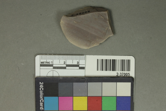 Hearst Museum object titled Flake, accession number 2-37005, described as Small flake scraper; chert