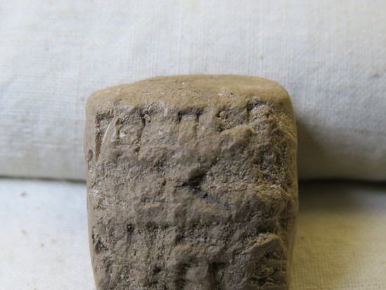 Hearst Museum object 40 of 65 titled Cuneiform tablet, accession number 9-3007, described as Mesopotamian cuneiform tablet