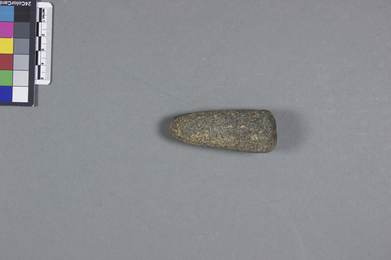 Hearst Museum object titled Stone hammer, accession number 11-14620, described as Stone hammer, unmounted