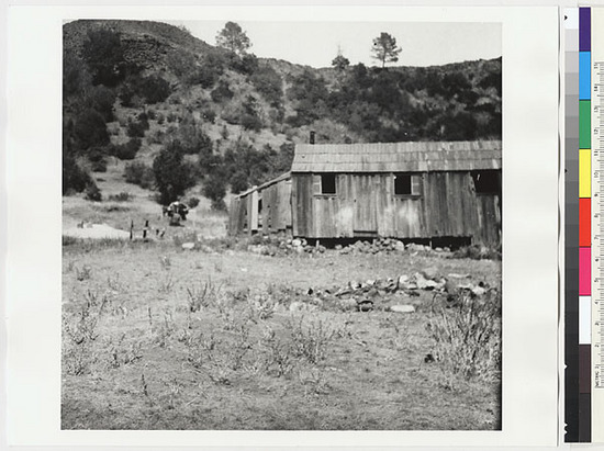 Hearst Museum object titled Black-and-white negative, accession number 15-5562, described as Table Mountain at Chicken Ranch