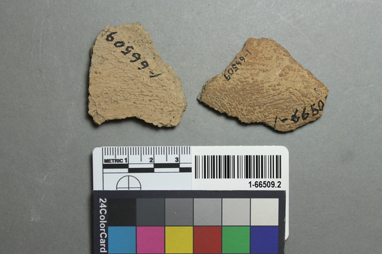 Hearst Museum object titled Potsherds, accession number 1-66509.2, described as Topoc Stucco.