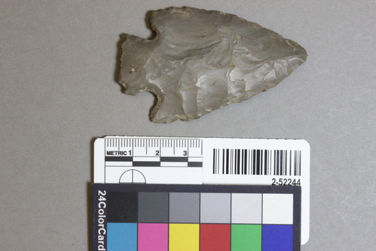 Hearst Museum object titled Projectile point, accession number 2-52244, described as Projectile point