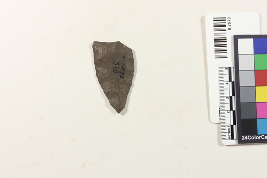 Hearst Museum object titled Spear point, accession number 6-7573, described as Flint spear point