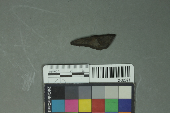 Hearst Museum object titled Drill fragment, accession number 2-32071, described as Basalt.