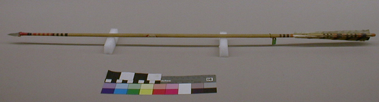 Hearst Museum object titled Arrow, accession number 1-1186, described as Arrow