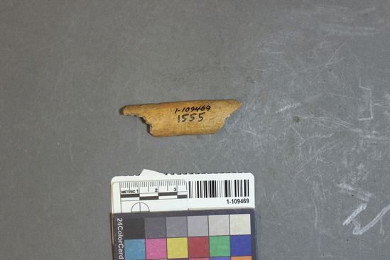 Hearst Museum object titled Worked bone, accession number 1-109469, described as Bone