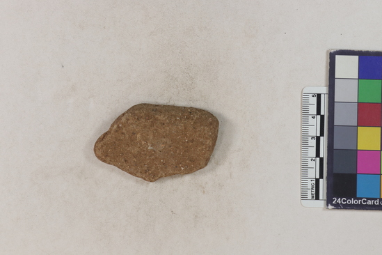 Hearst Museum object 65 of 160 titled Potsherd, accession number 16-8191, described as Potsherd: rims Section of Manta on beach currently inhabited. Numbers  8111 to 8194 are sherds picked up on beach at low tide.