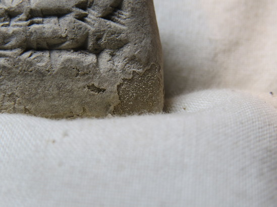 Hearst Museum object 101 of 105 titled Cuneiform tablet, accession number 9-3052, described as Mesopotamian cuneiform tablet