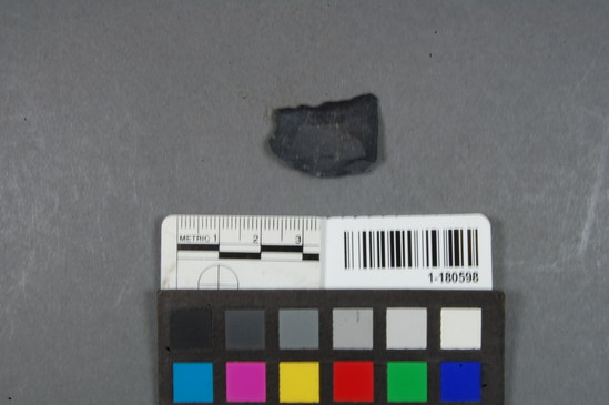 Hearst Museum object titled Stone, accession number 1-180598, described as Utilized stone fragment