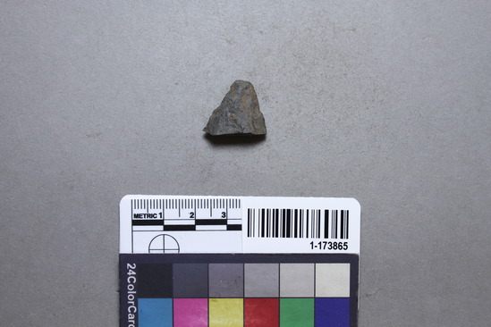 Hearst Museum object titled Point, accession number 1-173865, described as Point Fragment