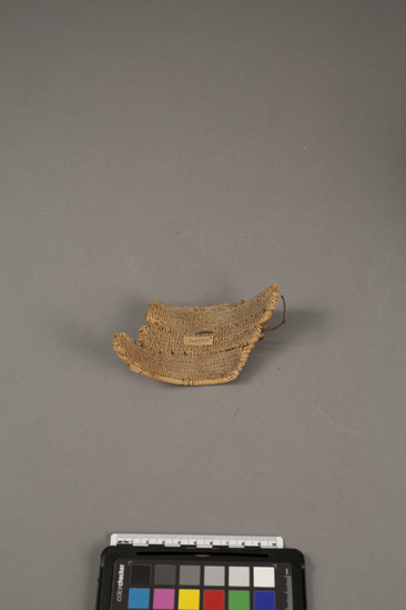 Hearst Museum object titled Basket fragment, accession number 5-13501, no description available.