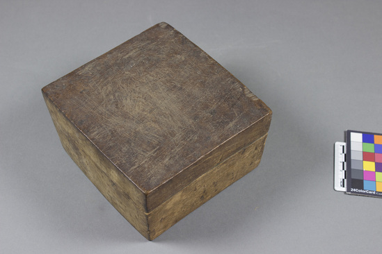 Hearst Museum object titled Box, accession number 11-175a, no description available.