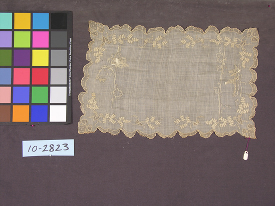 Hearst Museum object titled Placemat, accession number 10-2823, described as Placemet; pina; 43.5 by 29 centimeters