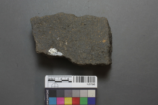 Hearst Museum object titled Metate fragment, accession number 1-217245, described as Metate fragment