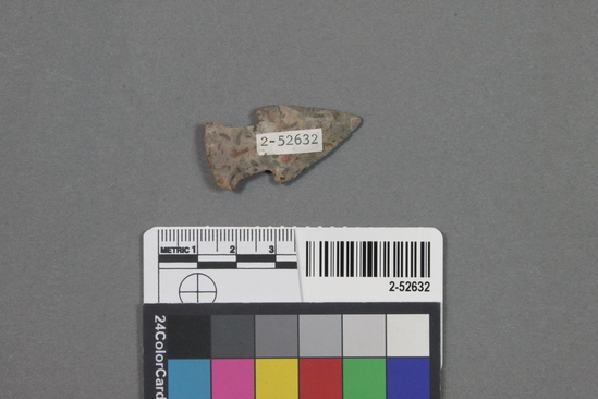Hearst Museum object titled Projectile point, accession number 2-52632, described as Projectile point