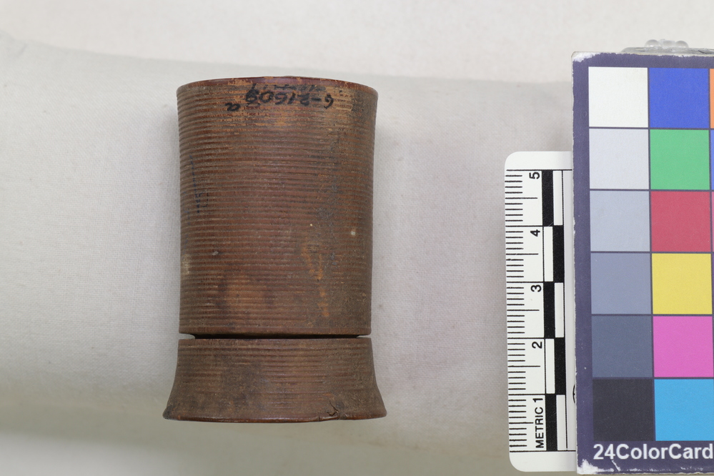Hearst Museum object 2 of 8 titled Box with lid, accession number 6-21609, described as Small wooden box and lid