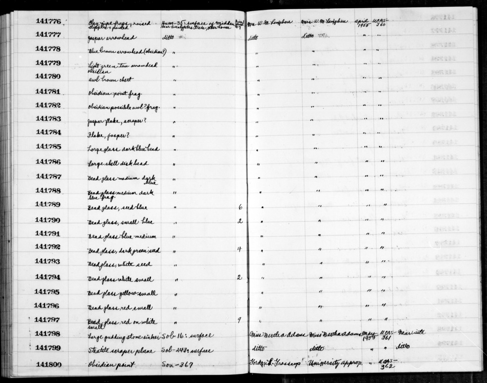 Documentation associated with Hearst Museum object titled Chert, accession number 1-141782, described as Chert.