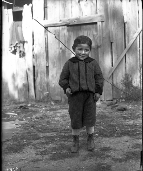 Hearst Museum object titled Black-and-white negative, accession number 15-3182, described as Robert Pratt's boy