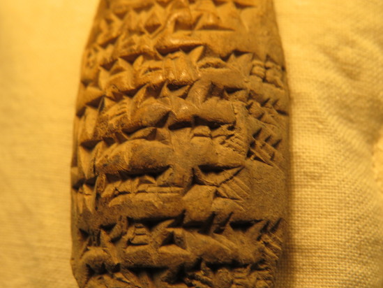 Hearst Museum object 63 of 86 titled Cuneiform tablet, accession number 9-3051, described as Mesopotamian cuneiform tablet