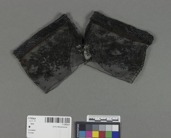 Hearst Museum object titled Lace, accession number 7-7243a,b, no description available.