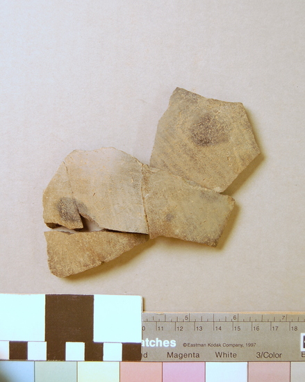 Hearst Museum object 9 of 48 titled Potsherd, accession number 5-1004, described as Potsherds