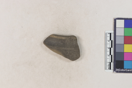 Hearst Museum object 152 of 160 titled Potsherd, accession number 16-8191, described as Potsherd: rims Section of Manta on beach currently inhabited. Numbers  8111 to 8194 are sherds picked up on beach at low tide.