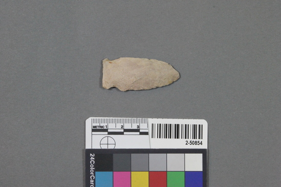 Hearst Museum object titled Projectile point, accession number 2-50854, described as Projectile point