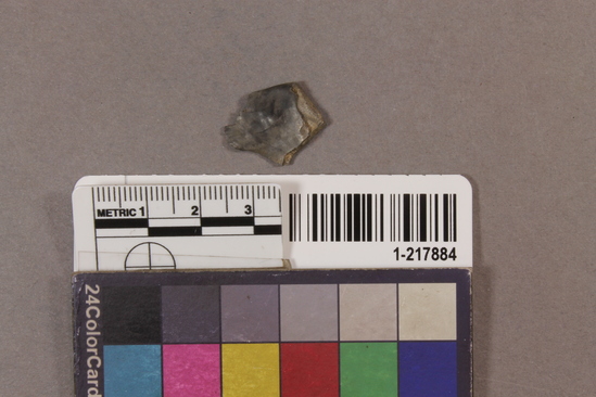 Hearst Museum object titled Chert, accession number 1-217884, described as Horn ? fragment