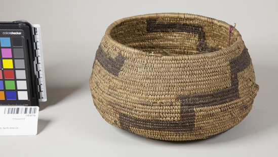 Hearst Museum object titled Basket, accession number 1-67811b, no description available.