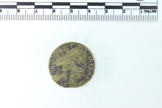 Hearst Museum object titled Coin, accession number 7-5268, no description available.