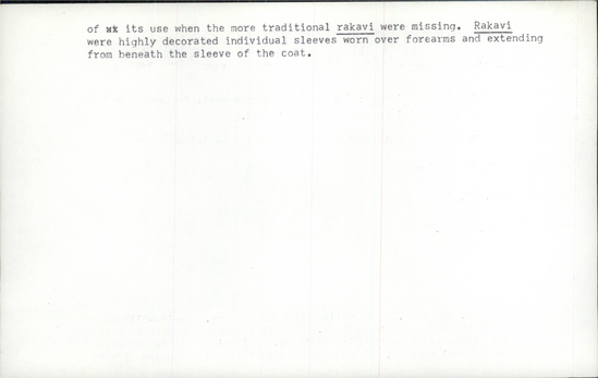 Documentation associated with Hearst Museum object titled Blouse, accession number 7-5118, described as Woman’s blouse (bluska); for wearing under a coat; factory made from synthetic material (rayon?); long-sleeved