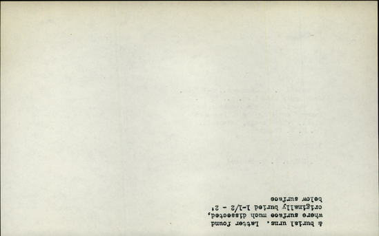 Documentation associated with Hearst Museum object titled Flake, accession number 16-2853, described as Red flint flake