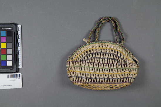 Hearst Museum object 2 of 2 titled Woven bag, accession number 10-2596, no description available.