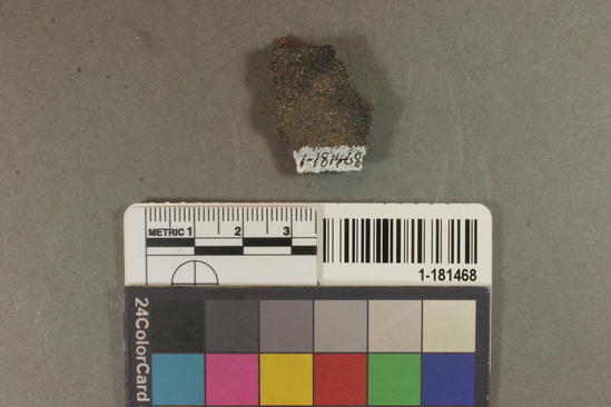 Hearst Museum object titled Potsherd, accession number 1-181468, described as Rim.