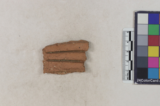 Hearst Museum object titled Toy cooking pot, accession number 16-7967, described as 2 handled toy cooking pot, brown glaze