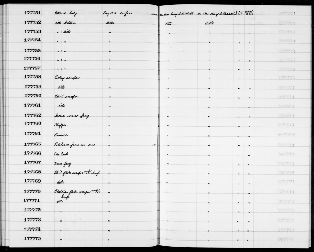 Documentation associated with Hearst Museum object titled Pumice, accession number 1-177764, described as Pumice.