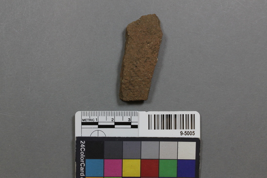 Hearst Museum object titled Potsherds, accession number 9-5005, described as Late Jomon potsherd