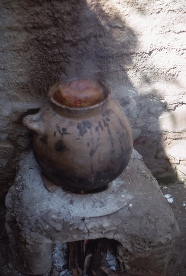 Hearst Museum object titled Color slide, accession number 25-17866, described as Aje processing