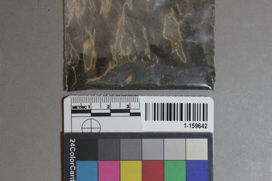 Hearst Museum object titled Carbon sample, accession number 1-159642, described as Sample (F42)